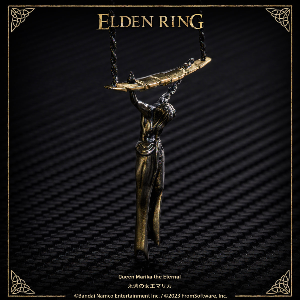 Starforged Elden Ring Queen Marika the Eternal Gold Necklace Men's Jew