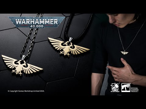 Starforged Compatibel met Total War Warhammer Shield of Sigmar Ascendant heren sterling zilveren halsketting 1 stuk