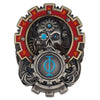 Starforged Seal of Omnissiah Machine God Deus Mechanicus Men's Brooch Pin Badge  Backpack Clothing Accessories Warhammer 40K
