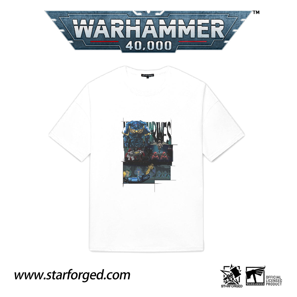 Warhammer 40k T Shirt Space Marine Armour Ritual Themed Mens Tshirt Starforged 2706