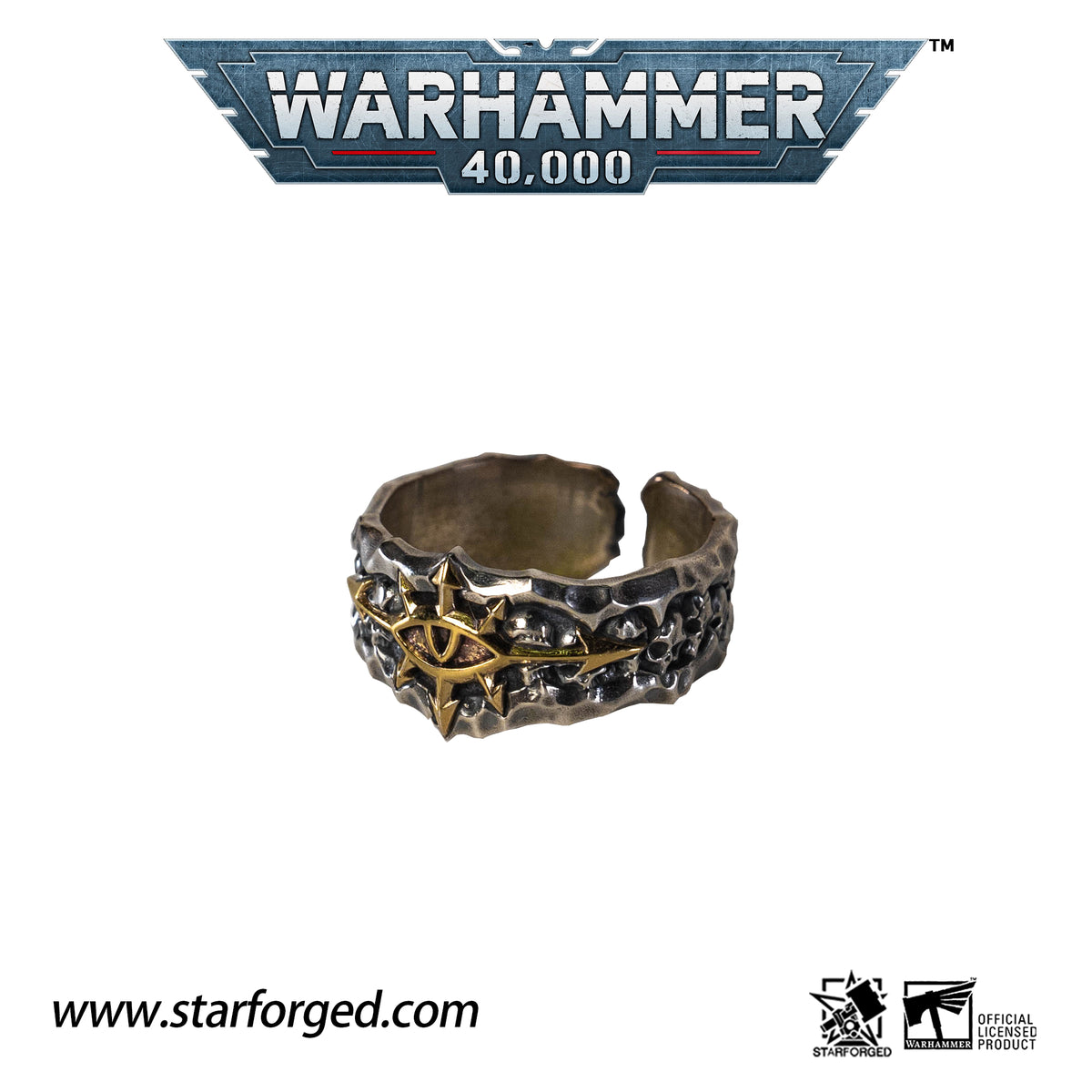 Warhammer 40000 Black Crusade Champion’s Eye of Terror Abaddon the  Despoiler Commemorative Ring