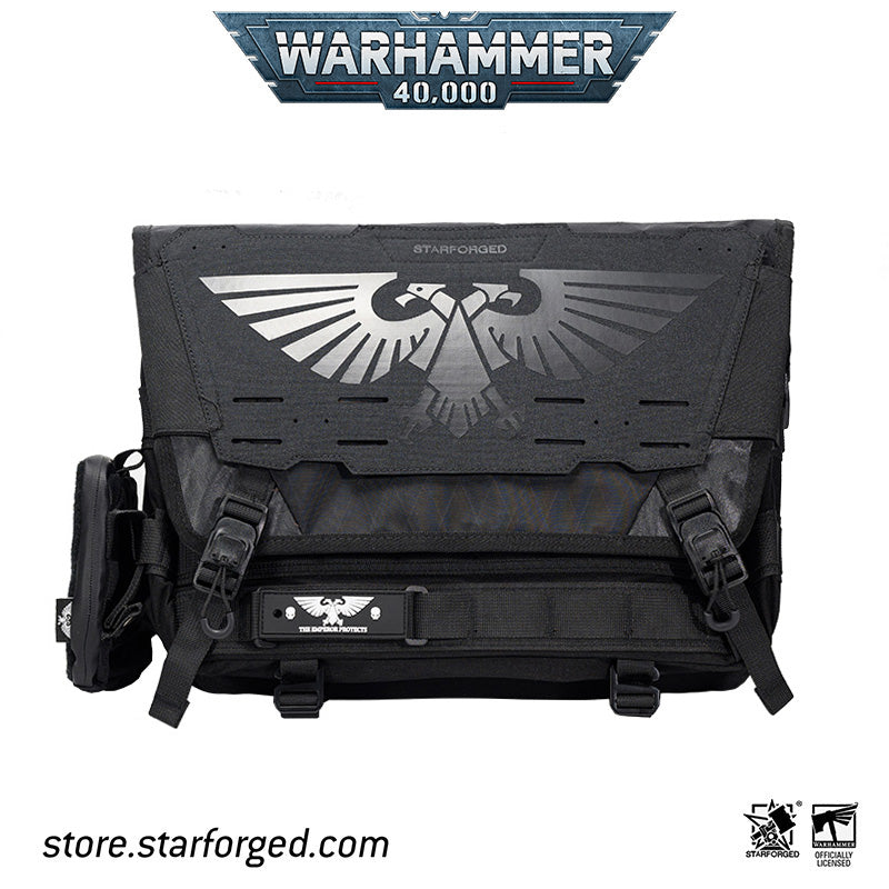 Starforged “Imperium Mailer Bag ” Elementary Level Outdoor Waterproof Backpack Warhammer 40K Multifunctional Shoulder Bag Other