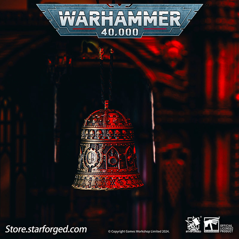 Starforged Warhammer 40K Domination Bell of Ominissah Adeptus Mechanicus Copper Pendant Other