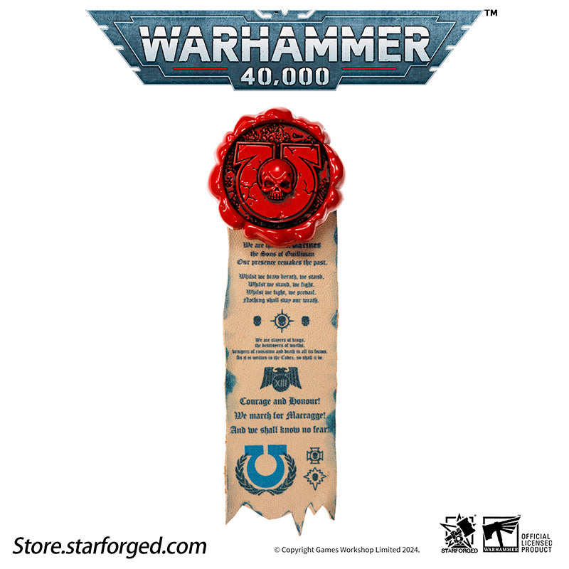 Warhammer 40K Brooch Peripheral Products Purity Seals 4 Piece Starforged Set 2