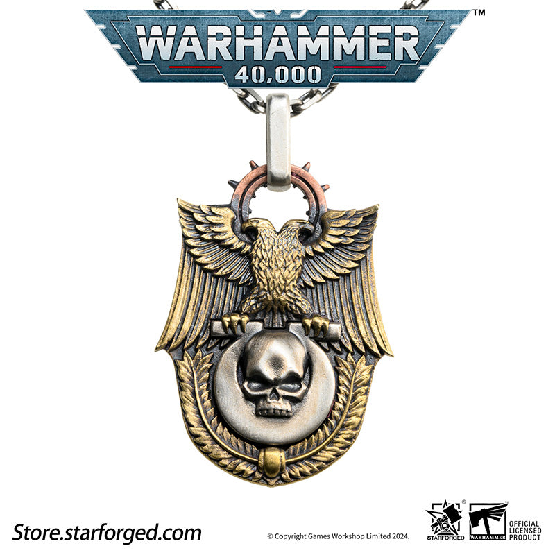 Starforged Warhammer 40K Macragge‘s Triumph Ultramarines Space Marines II Men's Necklace Christmas Gifts