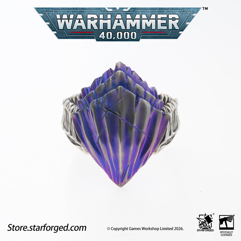Starforged Warhammer 40K Tyranids Carapace Ring Accessories Game Merchandise Warhammer Gifts Fashion Accessories