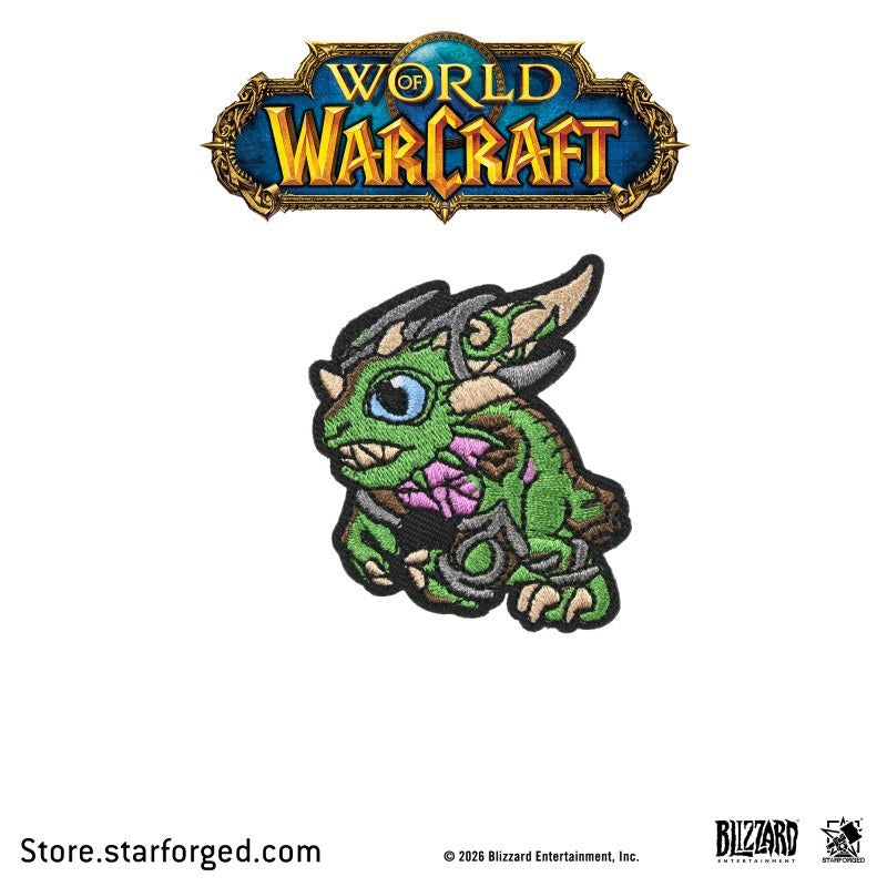 Starforged World of Warcraft Azmerloth Murloc World T-Shirt Velcro Patch Game Merchandise Clothes Officially Authorized