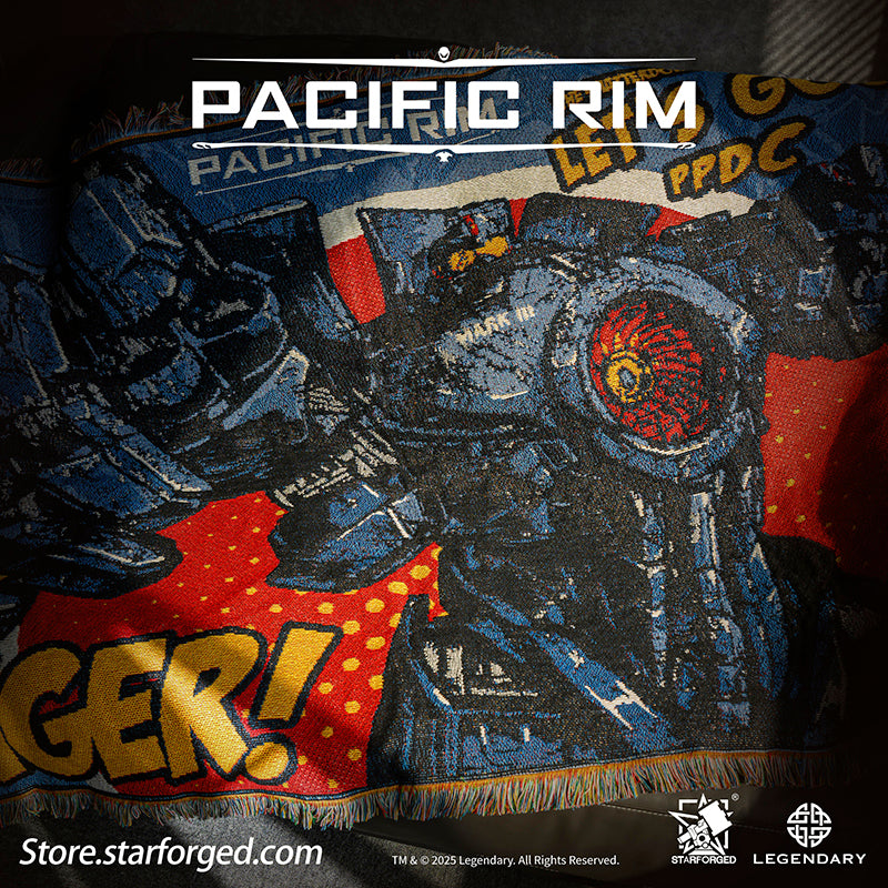 Starforged  Pacific Rim “Gipsy Danger, Forward!” – Pacific Rim Themed Wall Tapestry Movie Merchandise Officially Authorized