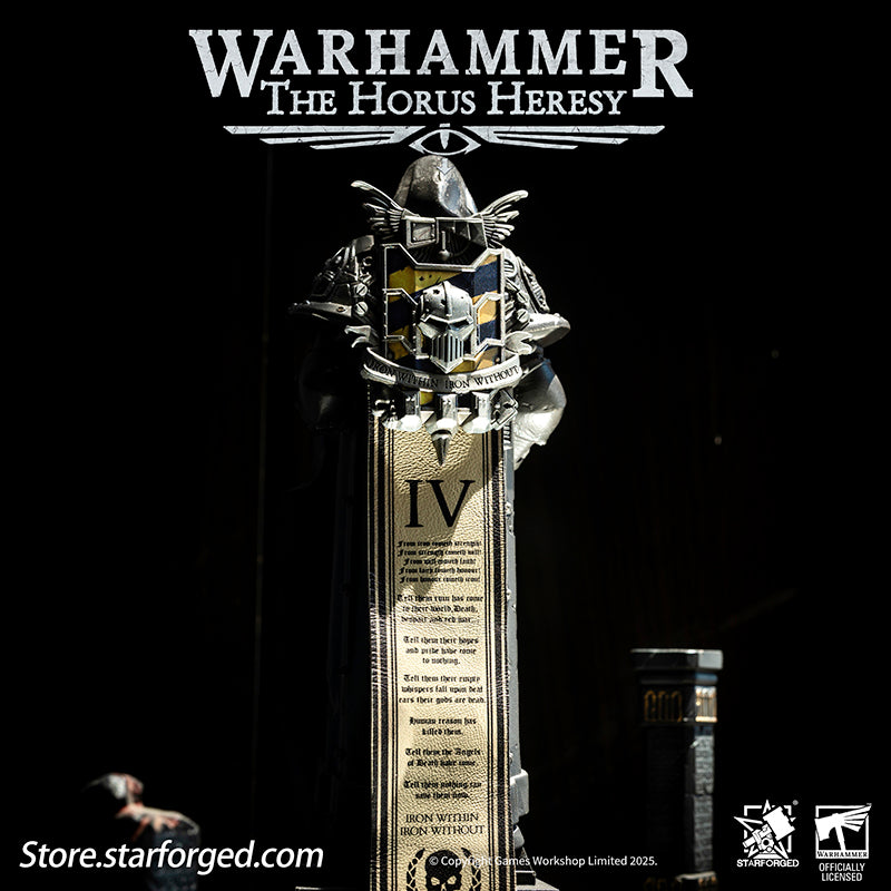 Starforged Warhammer 40K 4th Legion Iron Warriors Honour Badge Of Warsmith Seal Badge The history of the IVth Legion traces back to the final days of the Unification Wars on Terra. Created as part of the Emperor's grand design, the Iron Warriors rapidly expanded during the conflicts, their gene-seed demonstrating remarkable adaptability that allowed the Legion to swiftly integrate new recruits and resources - forming the unyielding foundation for the Great Crusade.
