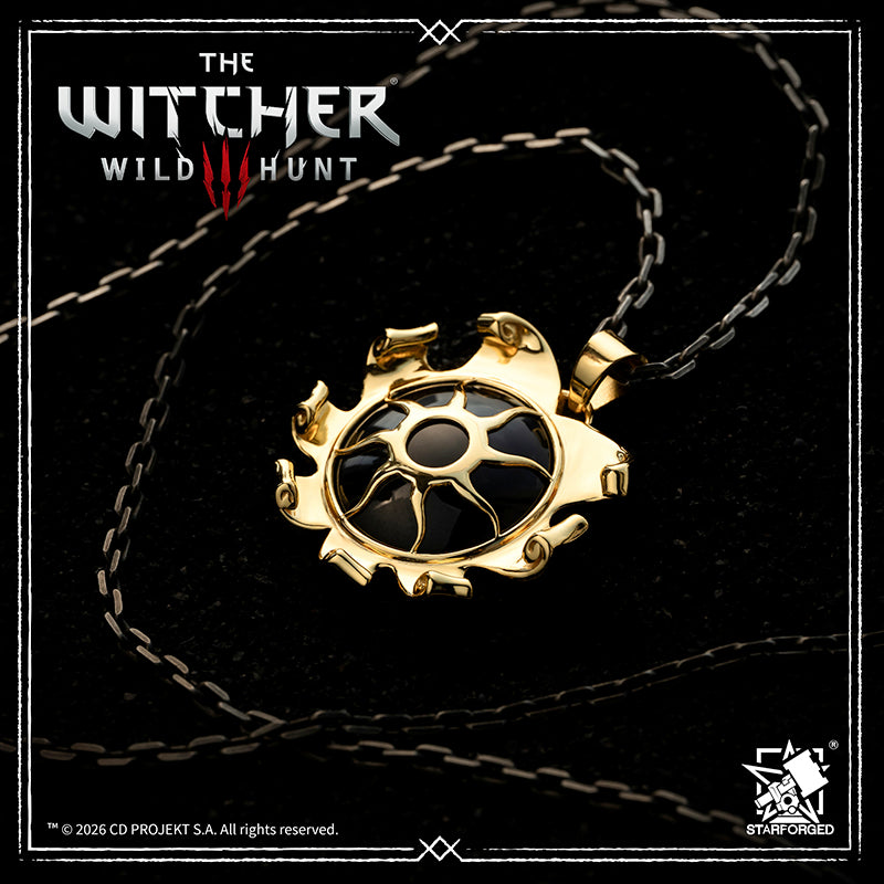 Starforged The Witcher 3: Wild Hunt Nilfgaardian Royal Pendant Silver Pendant Game Merchandise Officially Authorized The Nilfgaardian Empire is the most powerful empire in the known world and in history. Located in the south of the continent, it boasts formidable military forces and elite commanders.  Its capital is the City of Golden Towers, situated on the banks of the Alba River. The empire continuously expands its territory by conquering neighboring lands through both military might and political maneuv