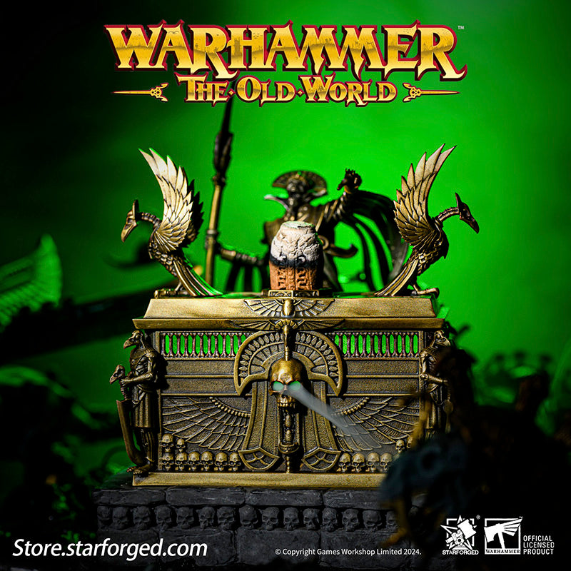 Starforged The Old World Warhammer Casket of Souls Incense Burner Tomb King dynasty Lords Aromatherapy Diffuser Other