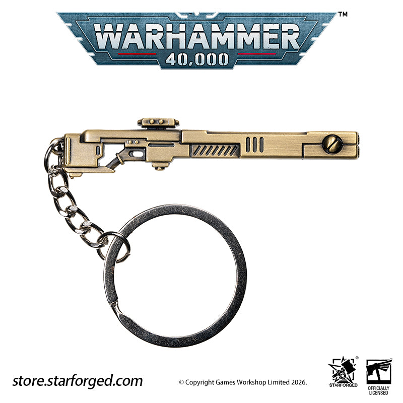 Warhammer 40K T'AU Empire Pulse Rifle Keychain Tau Empire Starforged A