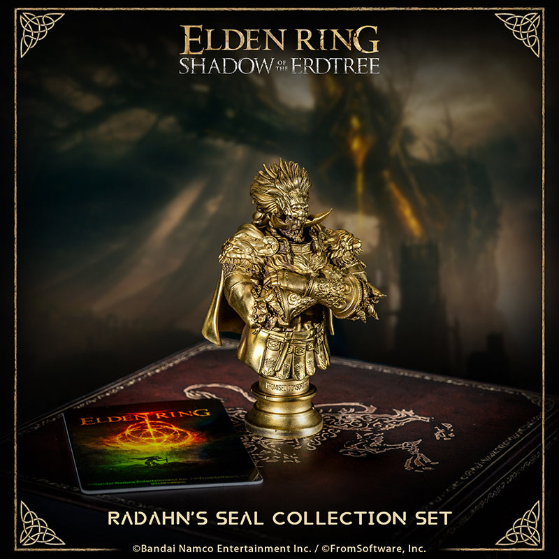 Starscourge Radahn Starforged ELDEN RING Radahn Sealing Wax Statue Commemorative Coins Game Merchandise Officially Authorized "The Red Lion General wielded gravitational powers which he learned in Sellia during his younger days. All so he would never have to abandon his beloved but scrawny steed."
