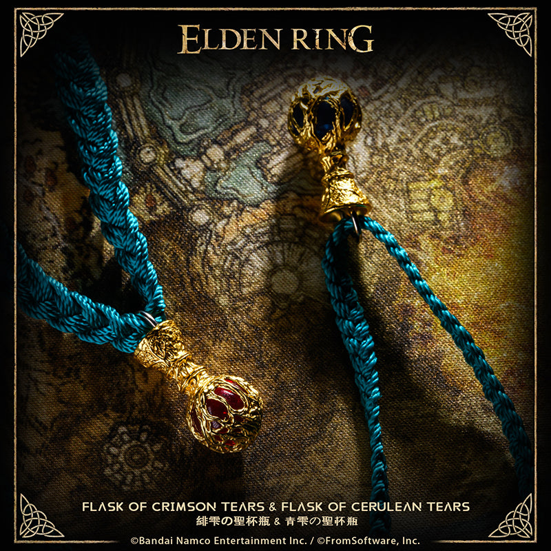 Starforged Flask of Crimson Tears ELDEN RING Men's Necklace Pendant Game Props Boyfriend Gift