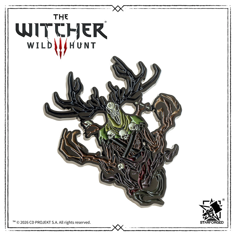 Starforged The Witcher 3: Wild Hunt Leshen Sigil Seal Badge Pin Game Merchandise Officially Authorized