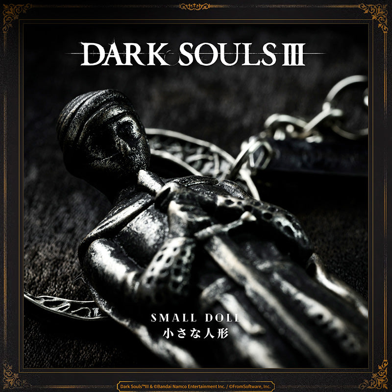 Starforged DARK SOULS III Small Doll NFC Keychain Accessories Game Merchandise Officially Authorized Small silverwork doll depicting a young squire.In the legendary old city of Irithyll situated in the Boreal Valley, the Pontiff Sulyvahn gave this doll to valued subjects, so that they might use it to cross the barrier when they return home.Listen carefully, and you can hear it say, "Wherever you go, the moon still sets in Irithyll. Wherever you may be, Irithyll is your home."