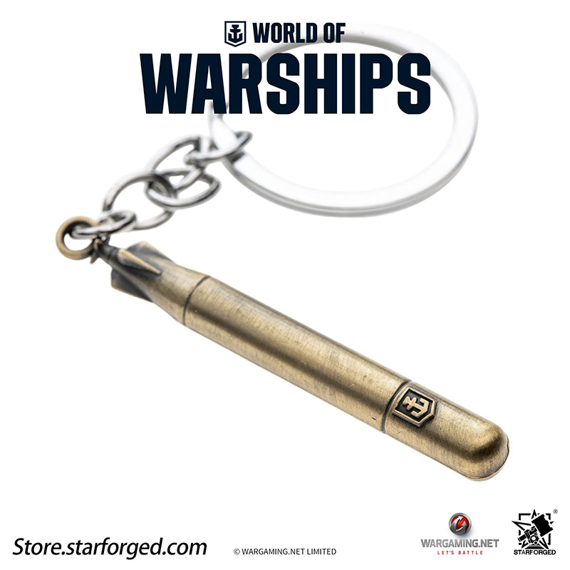 Starforged World of Warships WOWS Torpedo Keychain Game Peripherals Wargaming License