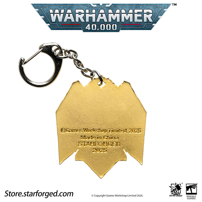 Starforged Warhammer 40K Space Marines Adeptus Custodes Signat Extremis Key Chain Men's Fashion Jewelry As the guardians of the Throne, the Adeptus Custodes decide who may enter the Emperor's throne room, and when. This is their supreme authority on Terra. These guardians are the mightiest warriors of humanity.To the Space Marines, they hold a significance akin to that which the transhuman warriors hold to ordinary Guardsmen—an elite caste so elevated that their raw power and will are utterly insurmountable