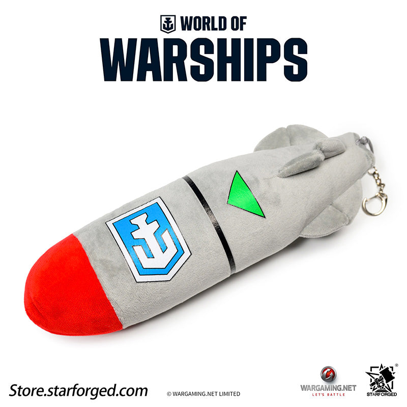 Starforged World of Warships  Torpedo Bomb Plush Toy Keychain & Pillows Gaming Periphery Other