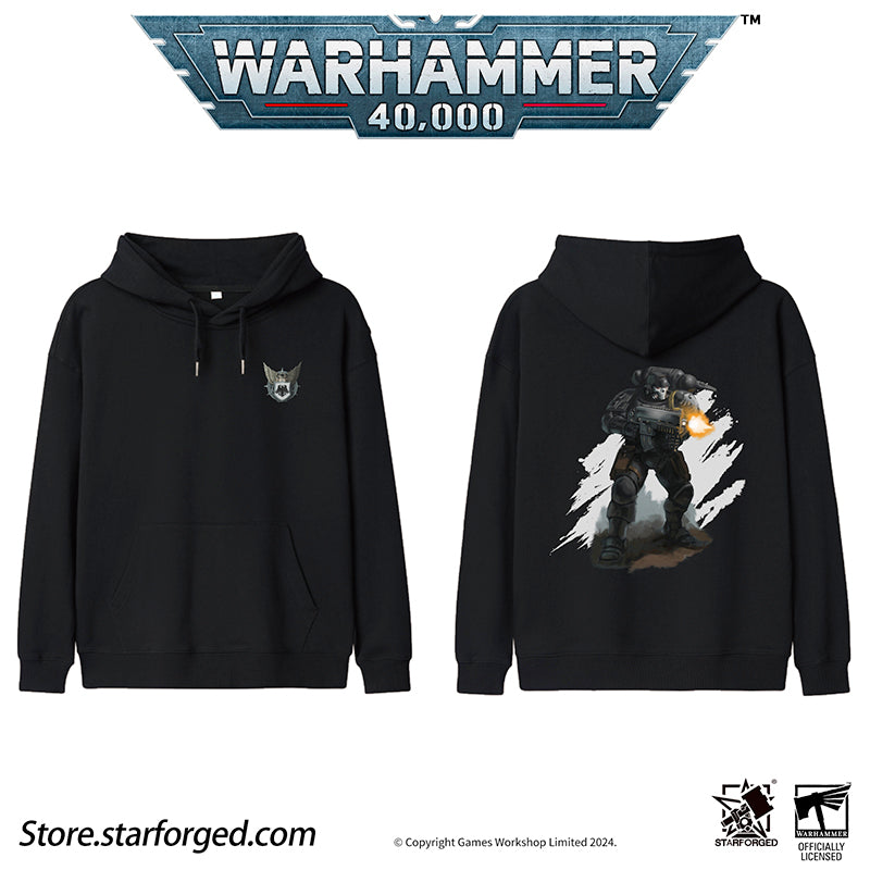 Starforged Warhammer 40K Honor Guard Series Themed Hoodie Space Marines 2 Men's Sweatshirts Other