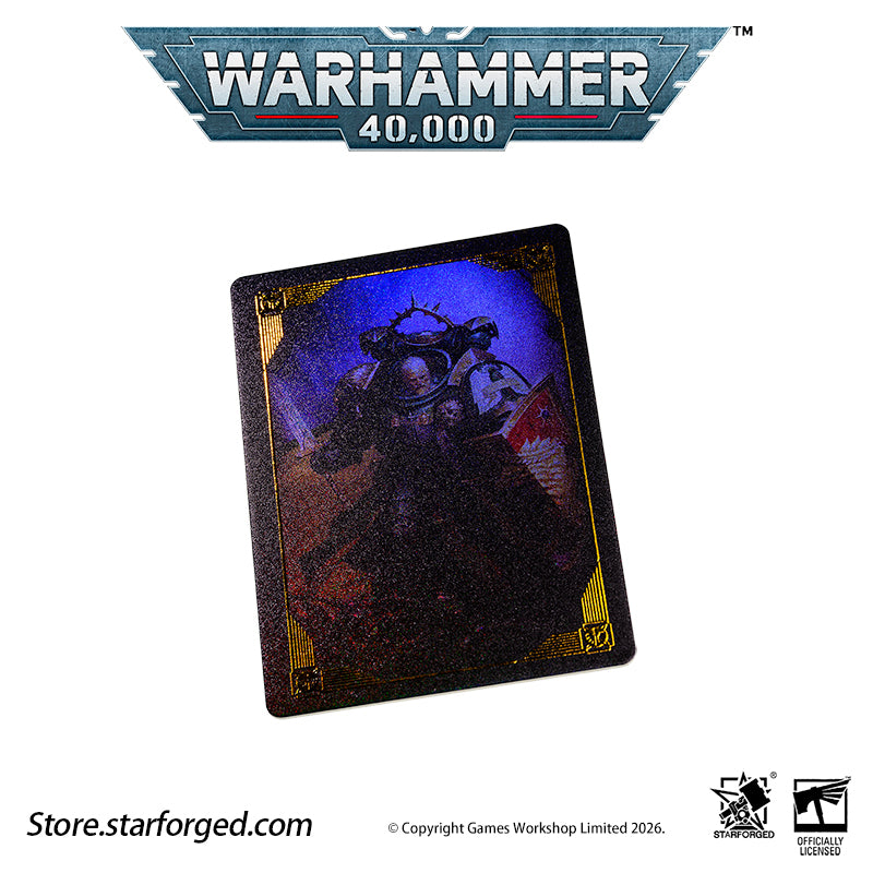 Starforged Warhammer 40K Dark Angel  Lion El'Jonson Bronze Bust Seal Wax  & Coin Set Other