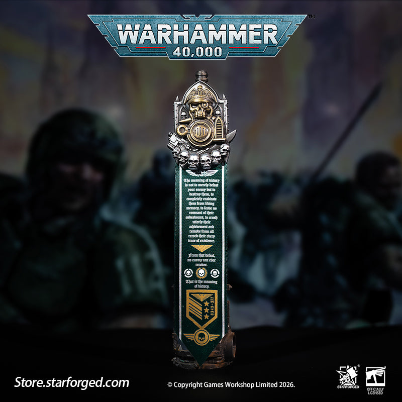 Starforged Warhammer 40K Astra Militarum Scroll Seal (Armageddon “Old One Eye” Honor Badge) Men's Fashion Accessories Armageddon is burning  The endless hordes of Orks press in without cease, and the defenders of the Imperium stand on the brink of collapse. Only one man could pull this world back from the fate of annihilation.  The Second War for Armageddon was a massive WAAAGH! launched by the Ork Warlord Ghazghkull Mag Uruk Thraka. Imperial command faltered under poor leadership