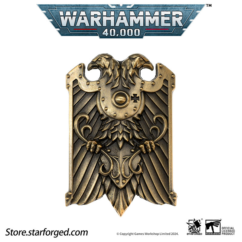 Starforged Custodes Sword & Shield Emperor of Mankind Adeptus Custode Men's Accessories Keychain Pendants