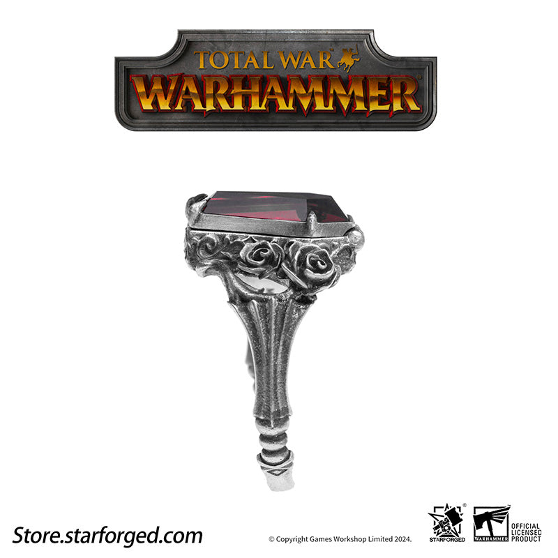 Rings of Immortal Oath Total War Warhammer III Isabella & Vlad Couple's Ring Starforged