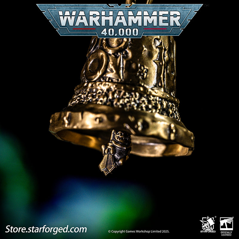 Starforged Warhammer 40K Plague Bell of Nurgle Chaos Warriors Copper Pendant Other Nurgle is the God of Primordial Momentum, possessing infinite energy and an abiding love for all life. To Him, every manifestation of existence is sacred - from the wailing of infants to the ravages of plague bacteria.  His faithful behold continent-spanning pestilences with reverent awe, rejoicing at each agonized moan of suffering as testament to their master's boundless power. They watch these cycles of disease and ruin, t