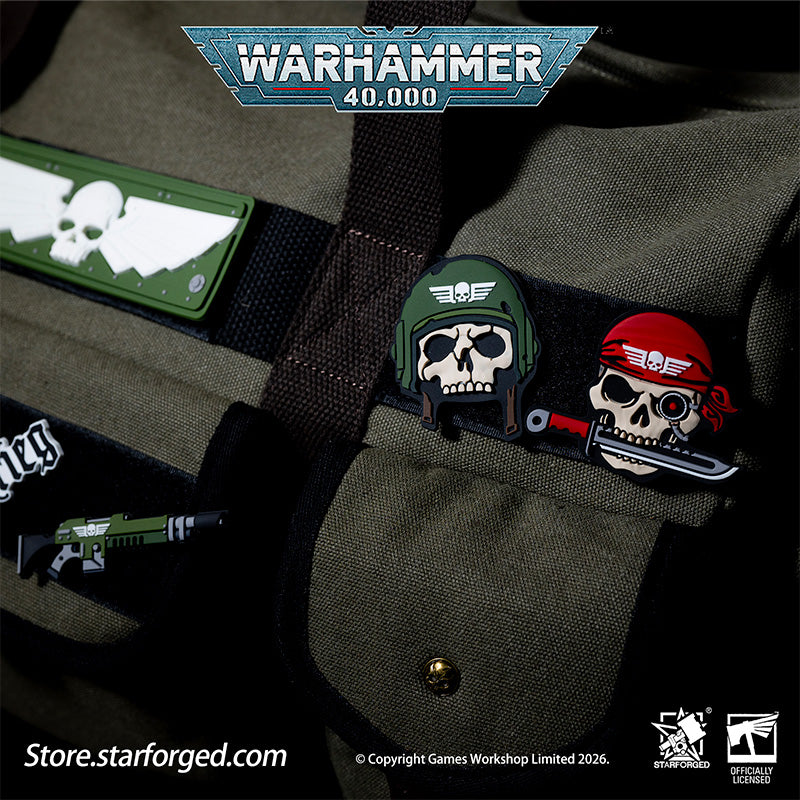 Starforged Warhammer 40K Astra Militarum Patch Collection Warhammer Gifts Fashion Accessories