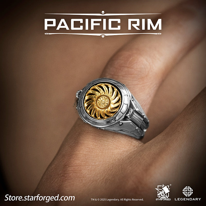 Starforged Pacific Rim Arc-9 Reactor – Pacific Rim Themed Ring Men's Jewelry Accessories Gift Official License Gipsy Danger, also known as 