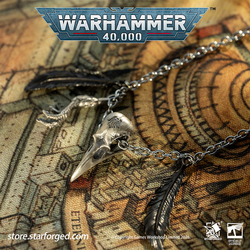 Starforged Warhammer 40K Space Marines Raven Guard The Black Wings of Deliverance Necklace Pendant Men's Fashion Jewelry Sterling Silver Rings The Raven Guard is the smallest Legions of the Great Crusade. They adhere faithfully to the modes of warfare laid down within the Codex Astartes, yet their tactics diverge drastically from those of their brother Legions.At the onset of every battle, the Raven Guard deploy swathes of Scouts to gather intelligence across the front lines.&nbsp; Thereafter, command cadre