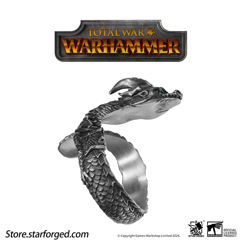 Starforged  Total War Warhammer III Dragons of Cathay  Zhao Ming & Miao Ying Dragon Ring Game Peripherals Set