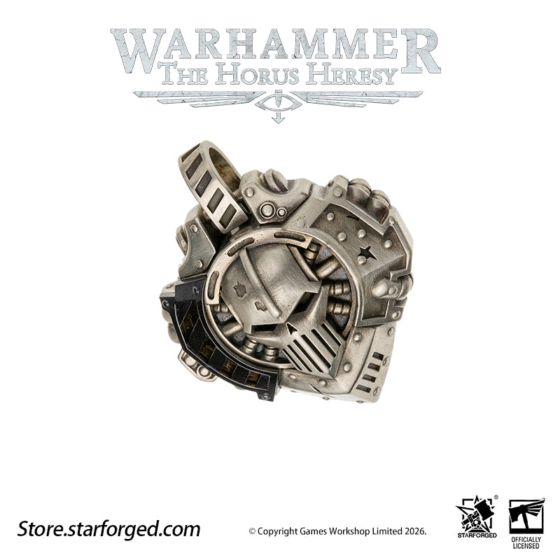 Starforged Warhammer 30K Iron Warriors Heart of Iron Necklace Pendant Warhammer Gifts Fashion Accessories