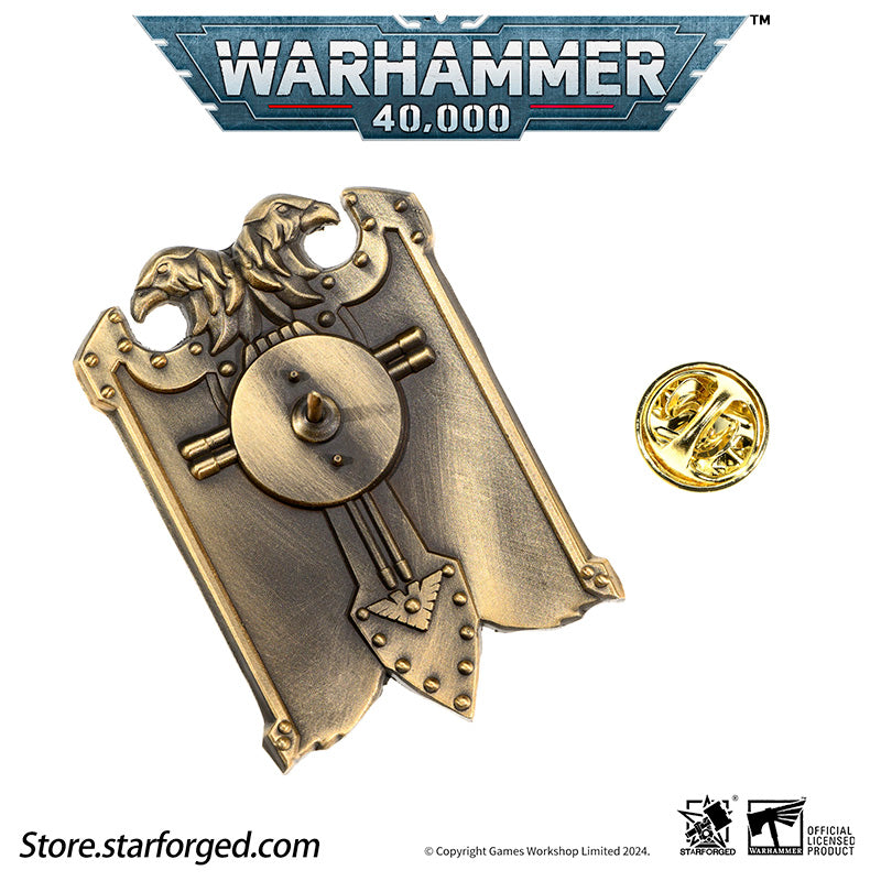 Starforged Custodes Sword & Shield Emperor of Mankind Adeptus Custode Men's Accessories Keychain Pendants