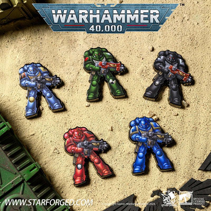 Starforged Warhammer 40K Primaris Space Marines PSM Chapter Pin Badge Refrigerator Magnet Other