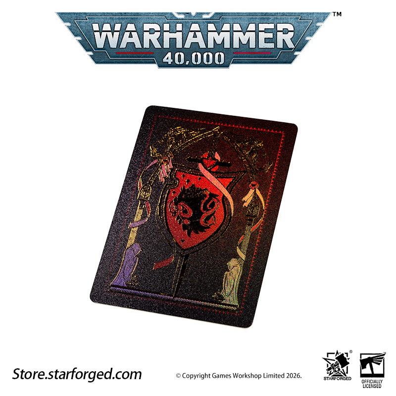 Starforged Warhammer 40K Dark Angel  Lion El'Jonson Bronze Bust Seal Wax  & Coin Set Other