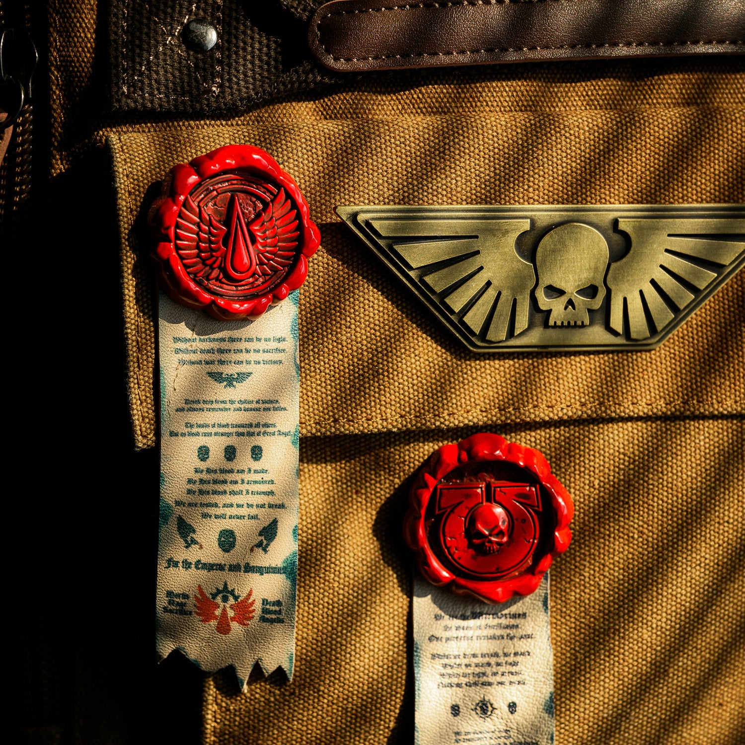 Warhammer 40K Blood Angels Purity Seals Sanguinius Blood Emblem Starforged