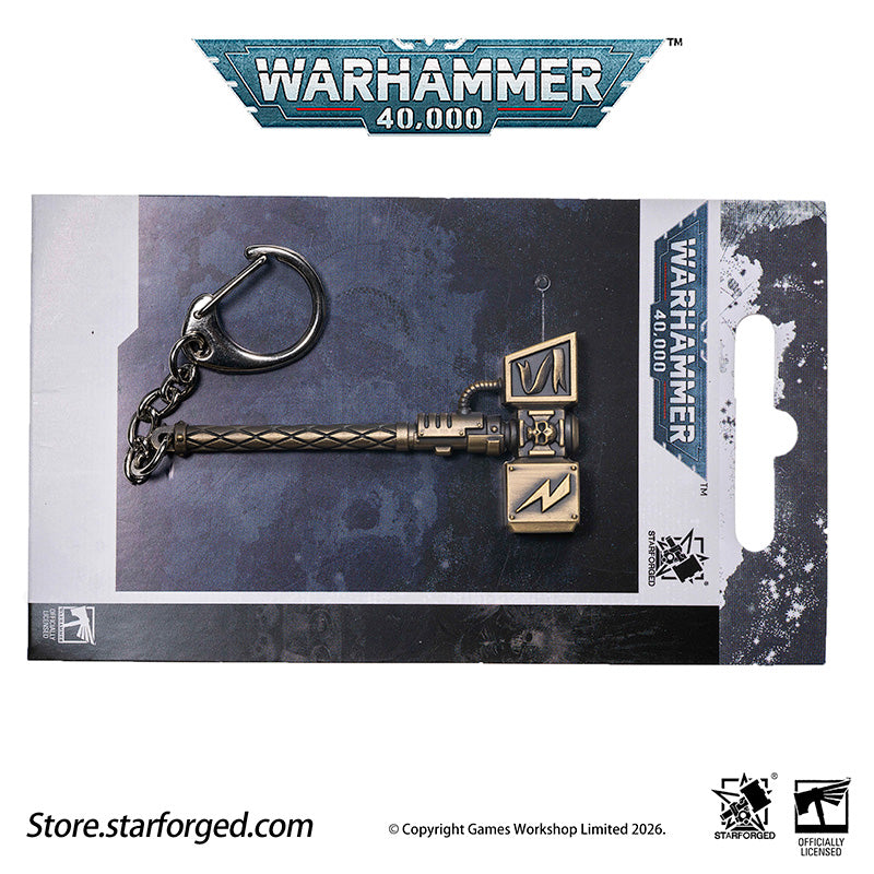 Starforged Warhammer 40000 Thunder hammer & Thunderhead KeyChain Space Marines Astartes WH40 Jewelry