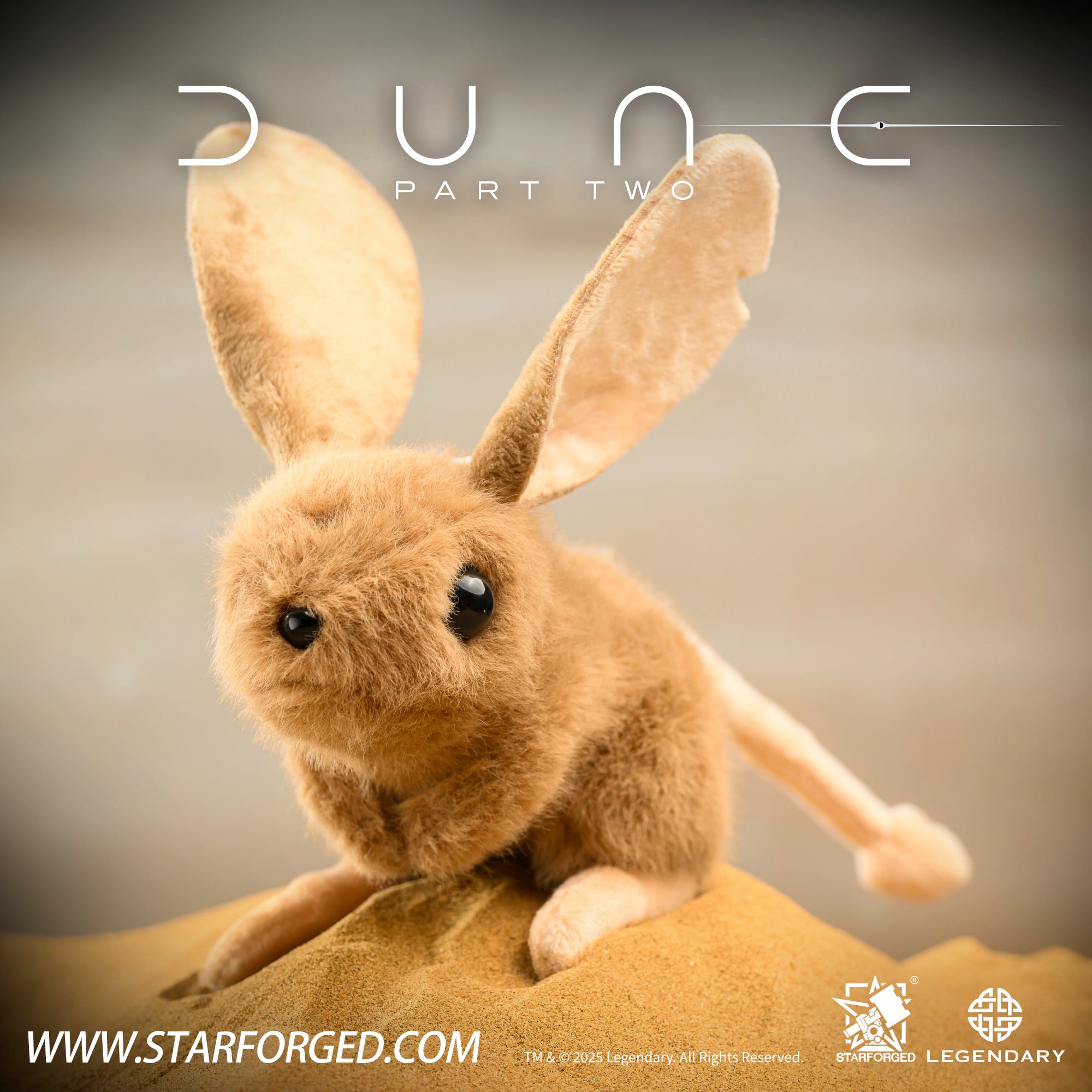 Starforged Dune II Muad'Dib  Desert Mouse Plush Kids Toy Legendary Pictures Official License Other