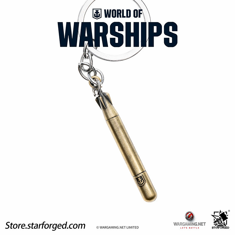 Starforged World of Warships WOWS Torpedo Keychain Game Peripherals Wargaming License