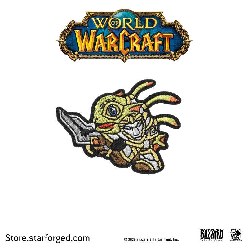 Starforged World of Warcraft Azmerloth Murloc World T-Shirt Velcro Patch Game Merchandise Clothes Officially Authorized
