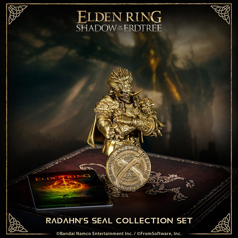 Starscourge Radahn Starforged ELDEN RING Radahn Sealing Wax Statue Commemorative Coins Game Merchandise Officially Authorized 