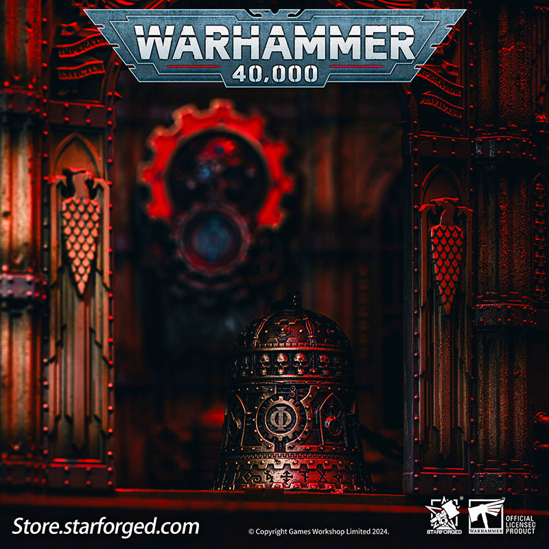 Starforged Warhammer 40K Domination Bell of Ominissah Adeptus Mechanicus Copper Pendant Other