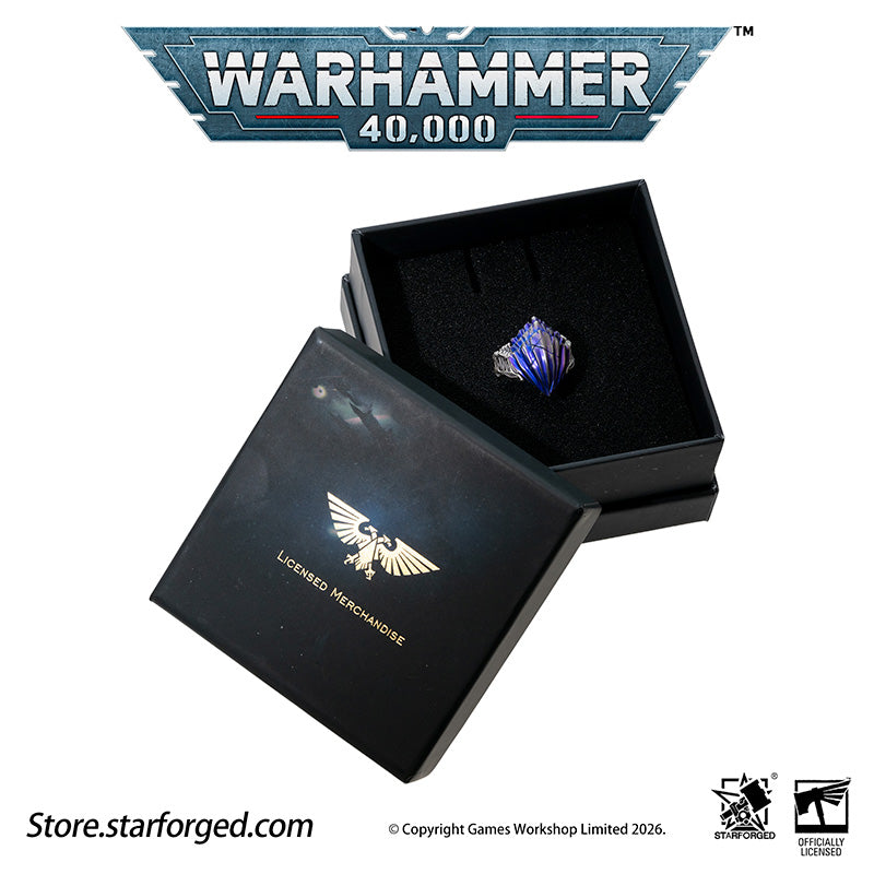 Starforged Warhammer 40K Tyranids Carapace Ring Accessories Game Merchandise Warhammer Gifts Fashion Accessories
