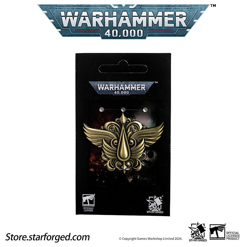 Starforged Warhammer 40K Chapter Icon Grey Knight  Death Watch Space Wolves Pin Badge Men's Accessories