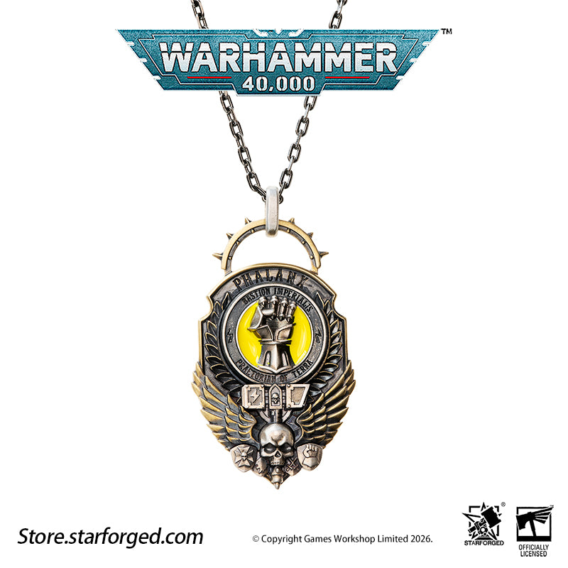 Warhammer 40K Imperial Fists Hammer of Phalanx Pendant Rogal Dorn Neck