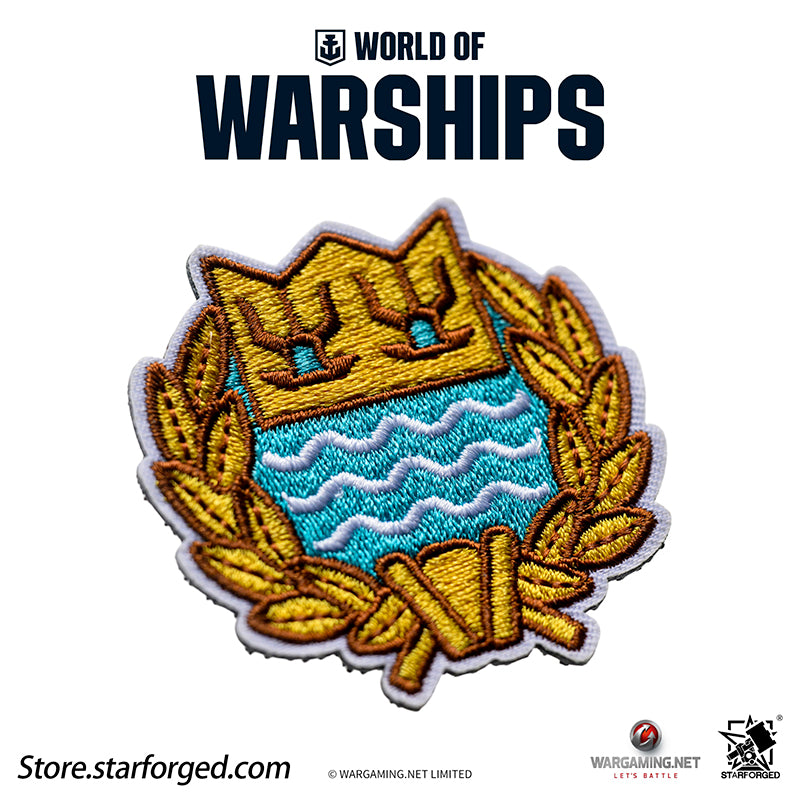 Starforged World of Warships WOWS Trendy Plaque Velcro Game Peripherals Wargaming License