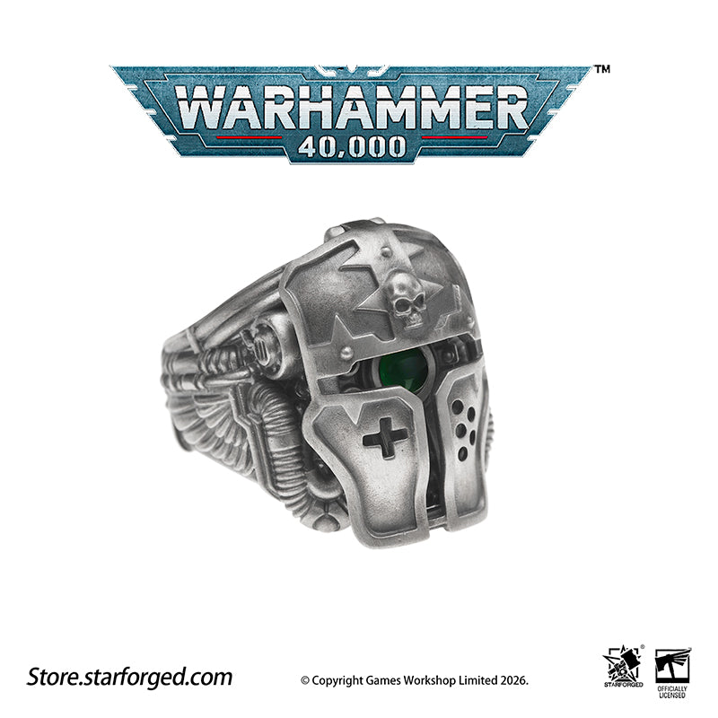 Warhammer 40K Questor Imperialis Helmring Adeptus Mechanicus Titan Culture Ring by Starforged