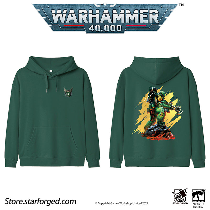 Starforged Warhammer 40K Honor Guard Series Themed Hoodie Space Marines 2 Men's Sweatshirts Other